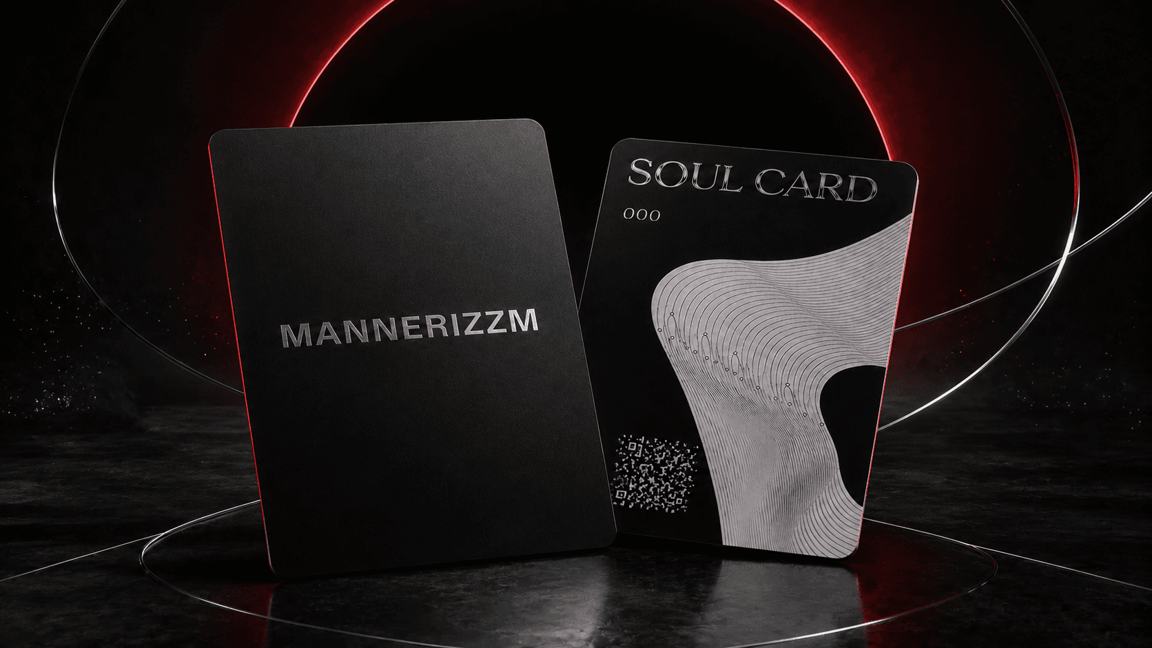 MANNERIZZM Soul Card displayed in the brand universe