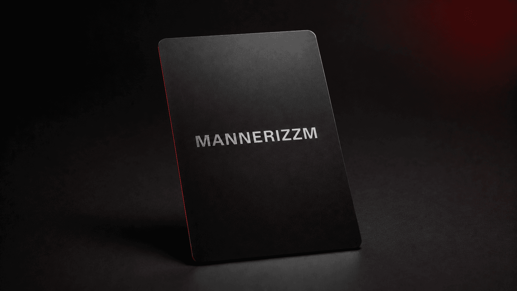 Matte-black MANNERIZZM Soul Card